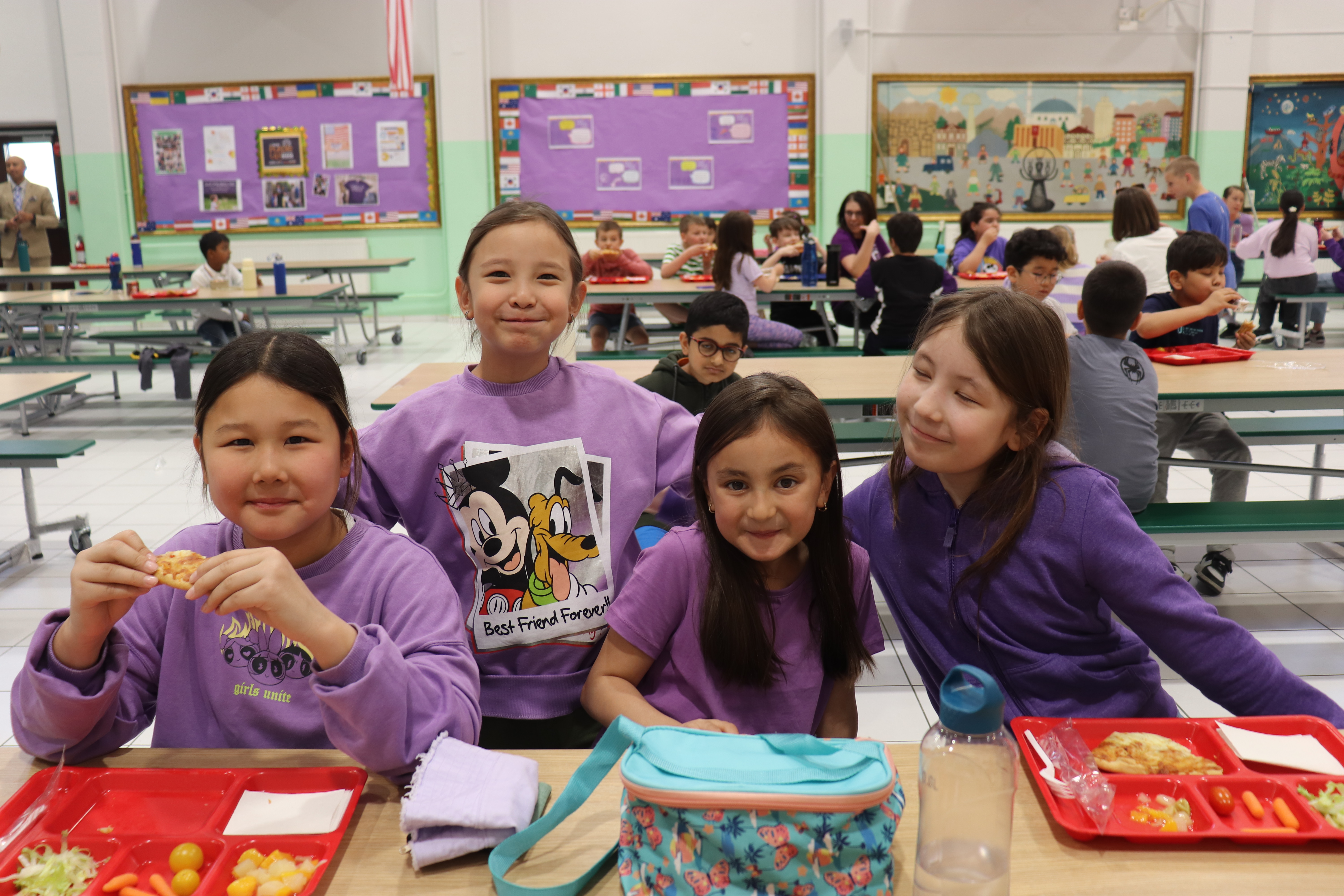 Students purple up day
