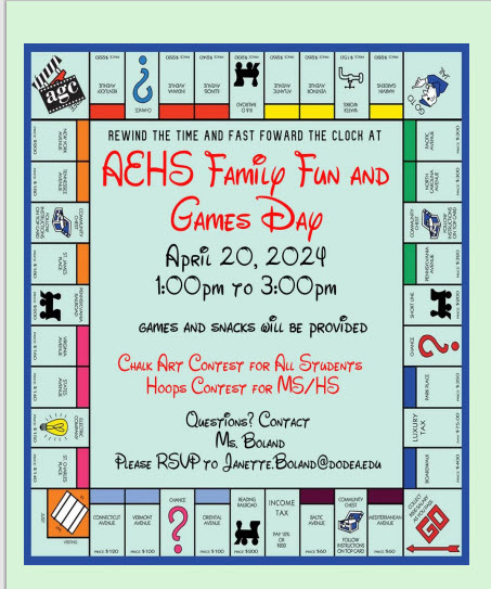 family fun and games day post